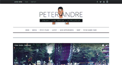 Desktop Screenshot of peterandre.com