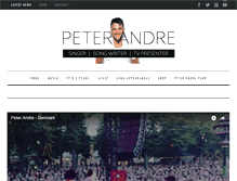 Tablet Screenshot of peterandre.com